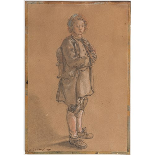 A Young Boy Standing